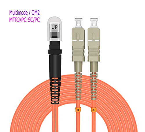 Cable de fibra óptica MTRJ a SC dúplex multimodo OM2 de 30 metros 2