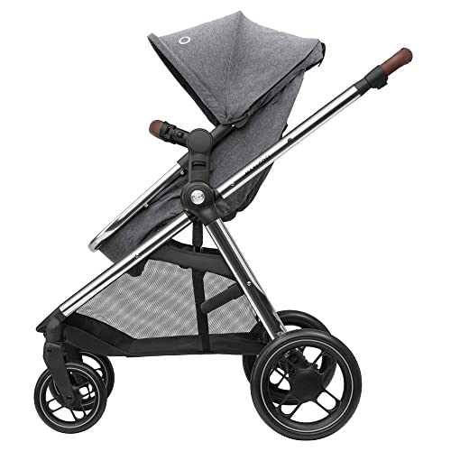 Miniatura 14 de Maxi-Cosi Cochecito 2 En 1 Zelia Luxe, Asiento Reversible, Plegable Con Una Mano, Adecuado Desde El Nacimiento Hasta Aproximadamente Los 4 Años, De 0 A 22 Kg, Gris Marfil