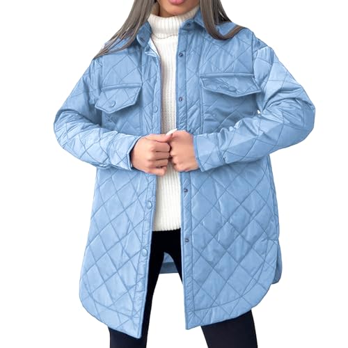 Puffer jacket chaud à manches longues veste doudoune boutonnée légère