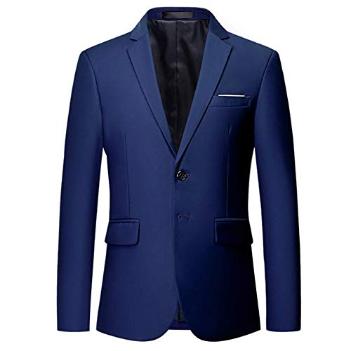 YFFUSHI Mens Slim Fit Blazer 2 Button Lightweight Sport Coat Jacket