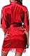 Inception Pro Infinite - Sexy Frau Bademantel - Kimono - Stretch - Pyjama - Unterwäsche - Nachthemd - Dessous - Geschenkidee - Mädchen - kurz - heiß - Seide - Spitze - Einheitsgröße - rot