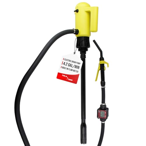 TERA PUMP 12V Electric Drum Pump with Flow Meter