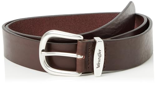WRANGLER - Gürtel Herren - 100% Leder - Easy Belt - Braun – Ansicht 1