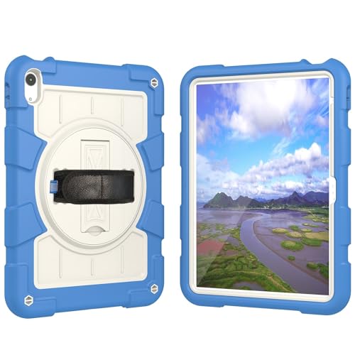 Accessoire iPad 10e génération antichoc 10.9 pouces avec bandoulière et support pour enfants