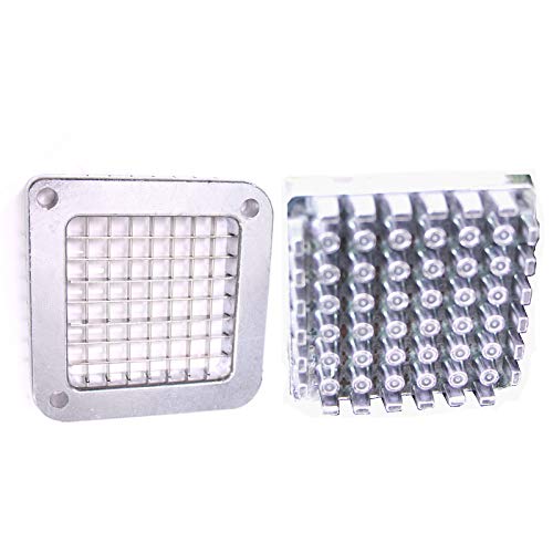 French Fry Cutter Commercial Potato Slicer with Suction Feet Complete Set Includes 1/4", 3/8",1/2",8 Pieces,6 Pieces Includes 1/4", 3/8",1/2"