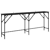 Solution peu encombrante avec des dimensions de 180 x 29 x 75 cm (l x p x h) pour les espaces de vie urbains et les petits couloirs. La table console au design fin offre un espace de rangement pour les objets décoratifs ou les magazines sans occuper d'espace précieux. Idéal pour les fans de minimalisme et les loft qui apprécient le design fonctionnel.