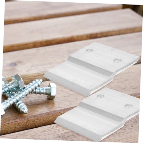 Image of 2pairs Heavy Duty French Cleat Hangers for Wall Aluminum Mounting Brackets for Pictures Frames