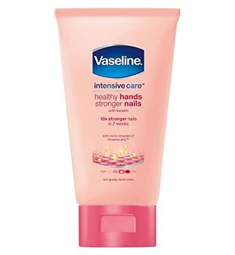 Vaseline Intensive Cuidado De Las Manos + Uñas Más Fuertes Sana Crema De Manos 75ml (Paquete de 6)