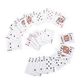 PACKOVE 盲文点付き耐水ポーカーカード 向け触覚識別補助具 家族ゲームや学習に適した盲人用ブ ゲーム