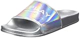 Replay Damen UP W-Rockville Hausschuh, 1341 Silver Silver, 41 EU