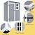 DWVO 5x3 FT Outdoor Storage Shed with Reinforced Floor, All-Weather Resin Storage Shed with Lockable Door & Window, Waterproof Plastic Tool Shed for Garden, Backyard, Patio, Lawn