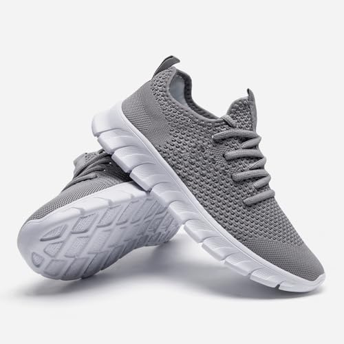 QIJGS Tennis Shoes Women Running Gym Walking Sneakers Workout Grey Size 7.5 by QIJGS - Used condition - Image 7