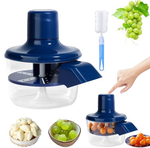 Electric Grape Peeling Machine, 2025 New Rechargeable Garlic Peeler Machine, Automatic Fruit Skin Remover Machine, Portable Small Fruit Peeling Tool, for Home Kitchen Commercial