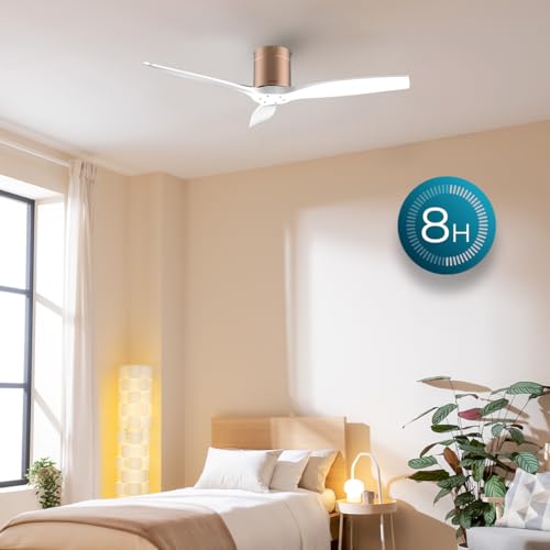 Ventilateur de plafond Cecotec EnergySilence Aero 5400 Classic 52in DC - vue 5