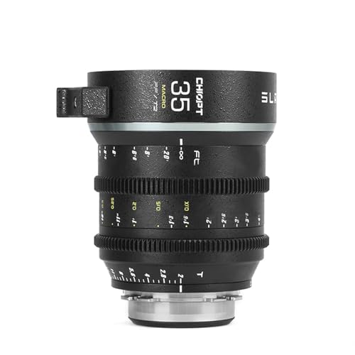 CHIOPT Slasher 35mm T2.0 Cine Lens, Wide-Angle Full-Frame Cinema Lens for PL Mount Cameras, Manual Focus, Macro Prime, Minimal Breathing