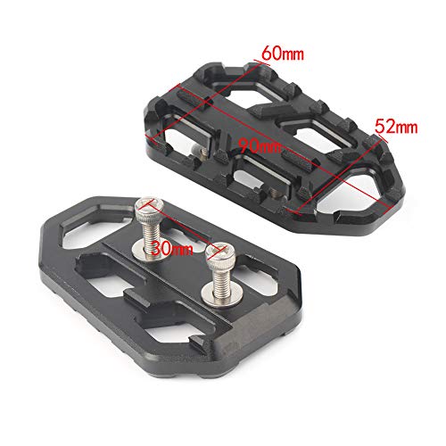 Gzyf Motorcycle Cnc Aluminum Front Highway Pegs Foot Peg Footrests For Kawasaki Versys X300 2017-2018, Versys 650/1000 2015-2019, Black #TOP6