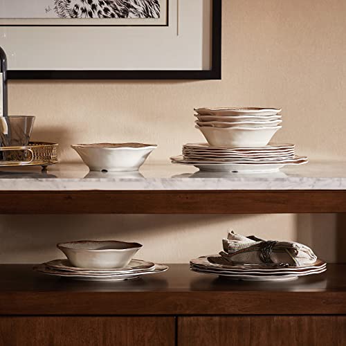 Joviton Home 18-Piece Vintage Rustic Melamine Dinnerware Sets For 6, Outdoor Plates And Bowls Sets (Vintage Rustic) #TOP3
