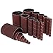 ABN Aluminum Oxide Spindle Sanding Sleeves 18-Pack – 4.5in Length, Assorted 80 120 240 Grit, 1/2in to 3in Sandpaper
