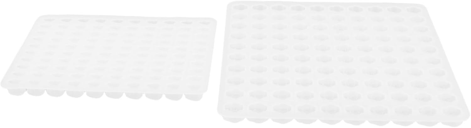 jojofuny 2pcs DIY Wax Seal Stamp Kit Wax Bead Molds for Crafting Sealing Silicone Molds