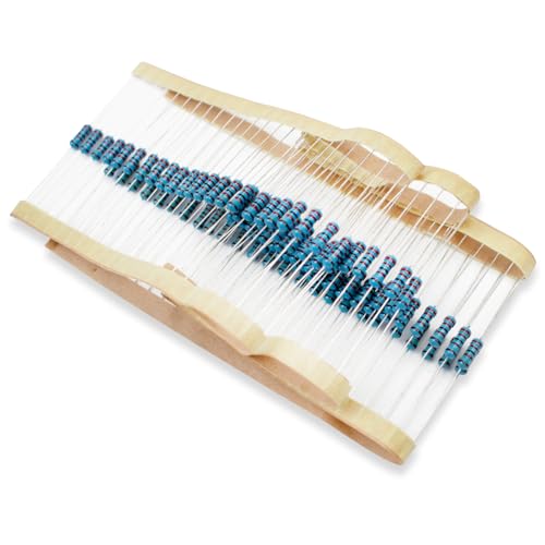 Innfeeltech 100 Pcs 1/2W 1% Tolerance 22K Ohm Metal Film Resistor Resistance for DIY Project and Experiments