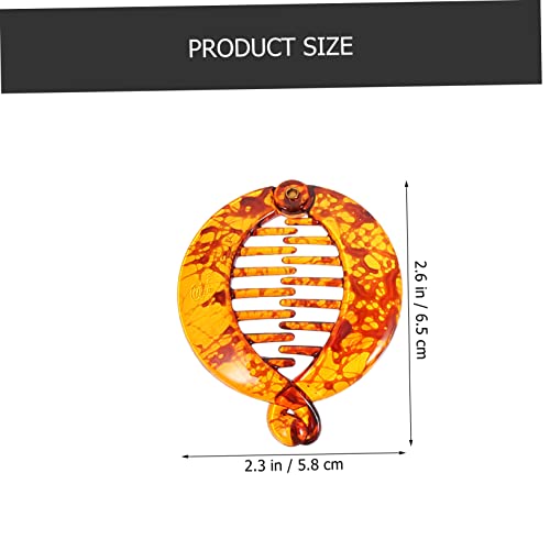 Pince à banane pour cheveux épais accessoires de queue de cheval élégants - 5