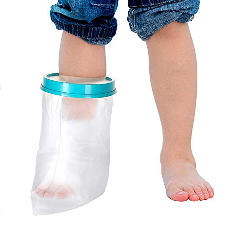 Doact ギプスカバー 入浴防水プロテクター 子供の足用 風呂/入浴 包帯 防水グッズ 防水シャワーカバー 包帯やギプスのままシャワーOK 繰り返し使える 長さ31cm