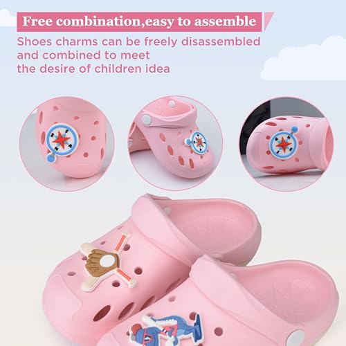 Image of Kids Girls Boys Clogs Garden Shoes Toddler Beach Summer Slides Slippers Indoor Outdoor Children Water Shower Pool Sandals for Toddler /Little Kid