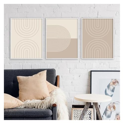 Tableau abstrait boho chic 40x60 cm pour décoration murale - 5