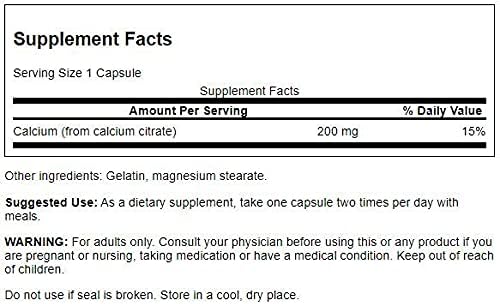 Calcium Citrate 200 mg