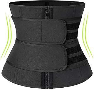 KIWI RATA Neoprene Sauna Waist Trainer Corset Sweat Belt for Women Weight Loss