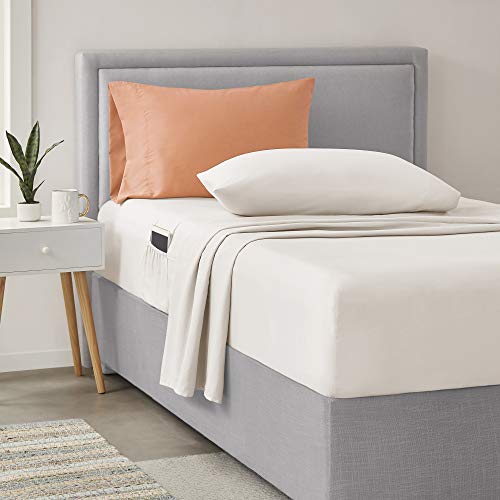 Comfort Spaces Bed In A Bag - Trendy Casual Design Cozy Comforter With Complete Sheet Set With Side Pocket, All Season Cover, Matching Shams, Twin(66"X90"), Gloria, Damask Coral 6 Piece #TOP4