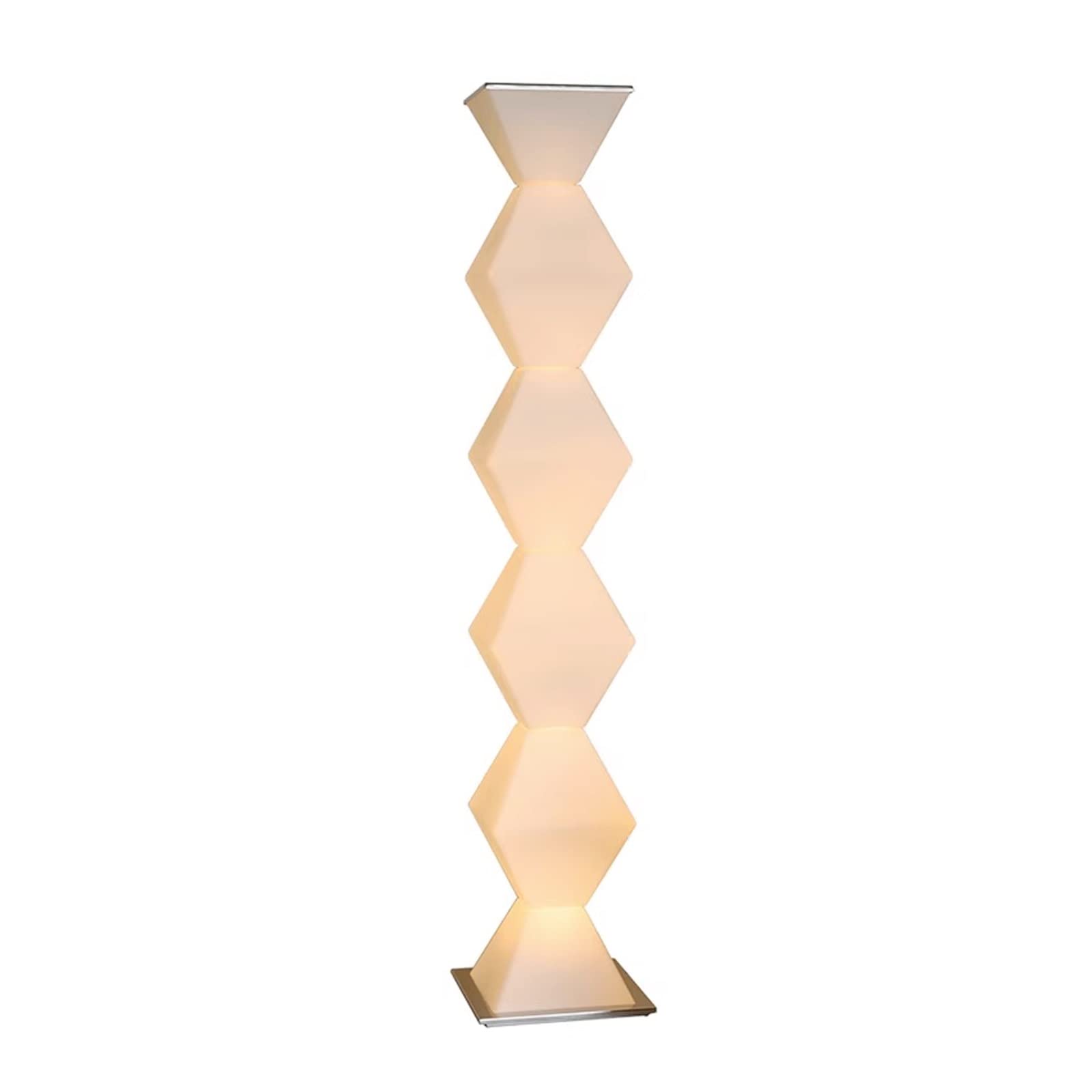 Z4T8M2K6G5 Tall Standing Lamp Living Room Floor Lamp Bedroom Model Showroom Lobby B& Decorative Ornaments Lamps Vertical Long Handle (Without Light Source)