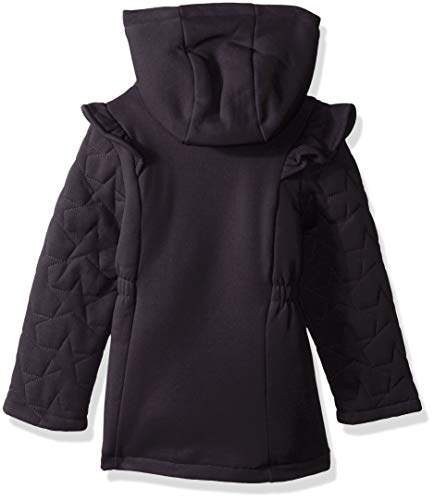 Limited Too Girls' Little Star Quilted Fleece Jacket, Charcoal, 6X #TOP1