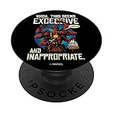 Marvel Deadpool Whoa This Seems Excessive And Inappropriate PopSockets Grip and Stand for Phones and...
