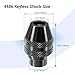 4-Pack 4486 Quick Change Keyless Drill Chuck for Dremel Rotary Tools – 1/32” to 1/8” All-Metal 3-Jaw Chuck Adapter, Compatible with Dremel 395 3000 4000 4300 8220 3000 7300 Multipro