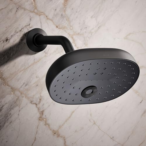Kohler 26290-G-BL Statement® Three-function showerhead, 1.75 gpm, Matte Black by Kohler - Image 2