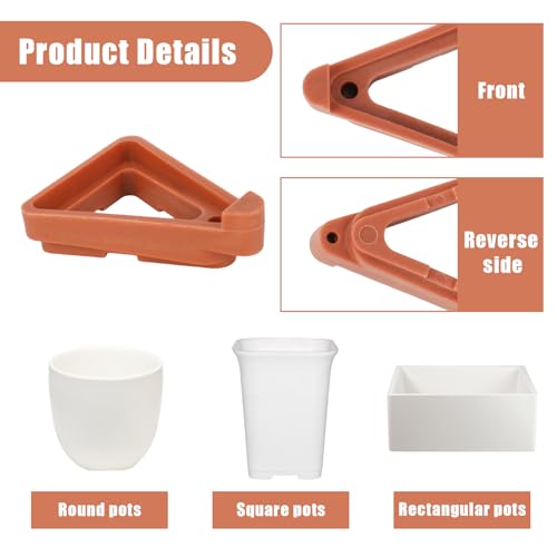 48 Pcs Flower Plant Pot Feet - Image 3