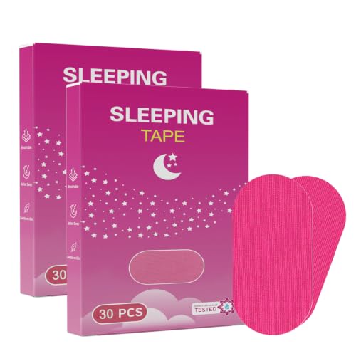 Mouth Tape for Sleeping Women 60 Count Pink Strip Tape,Easy