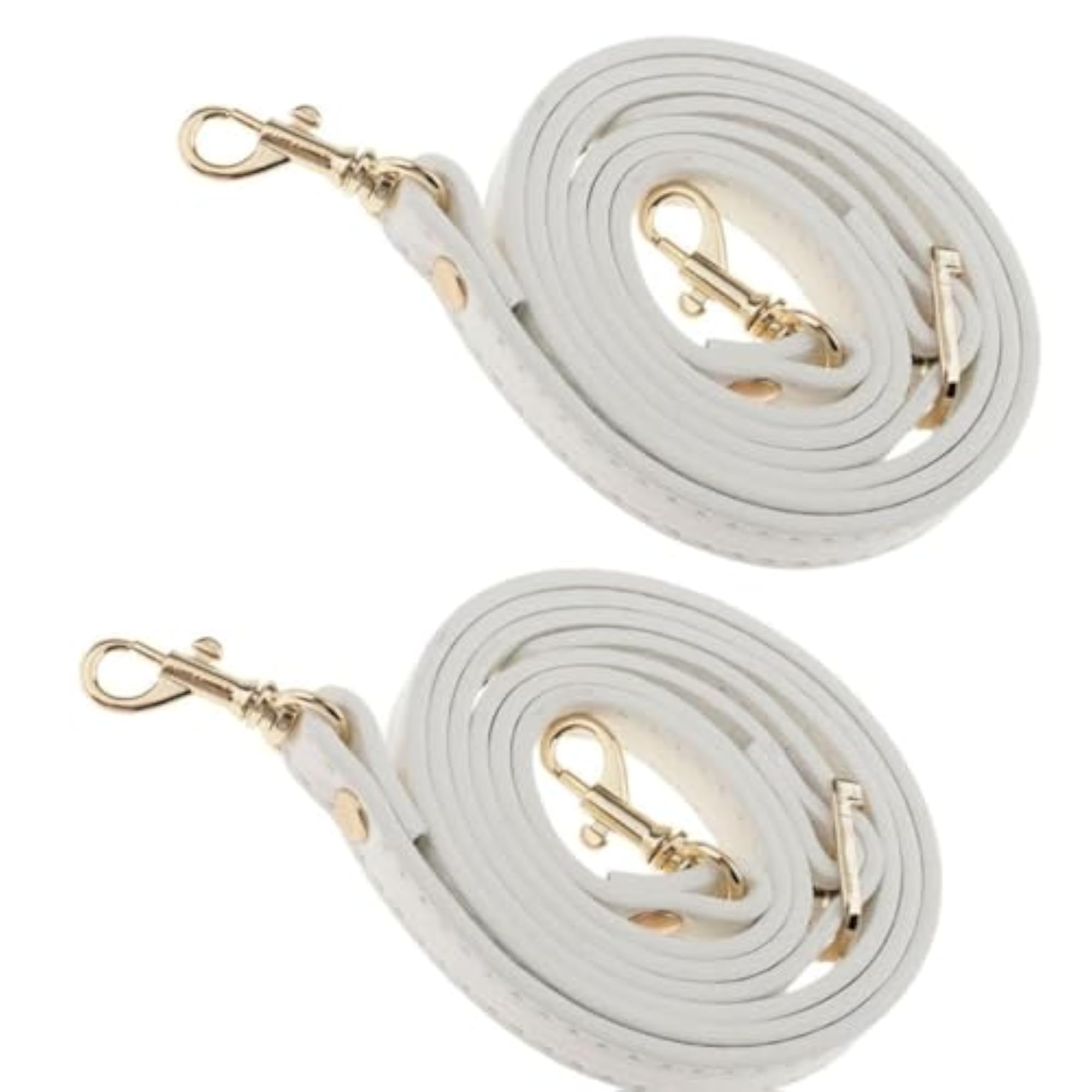 2pcs Adjustable Shoulder Bag Handbag Straps, White