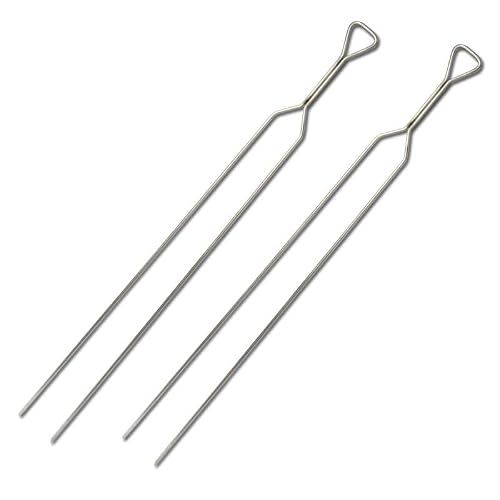 Kit 2 Espeto Inox Duplo Churrasco Costela N85 Gastrobel
