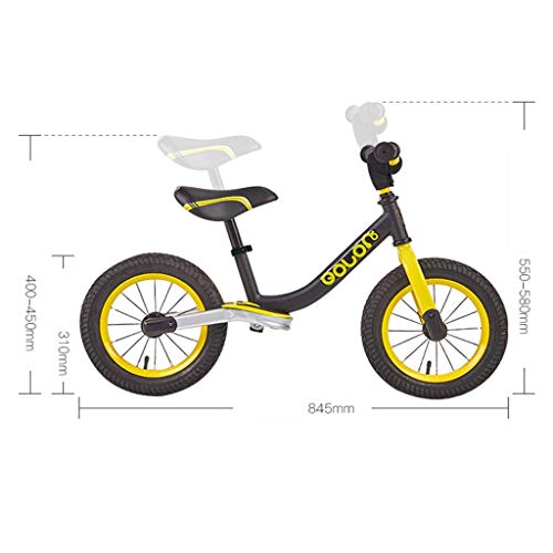 WYBD.Y Solides leichtes Laufrad, Kindertrainingsfahrrad mit höhenverstellbarem Sitzlenker, Pre-Walking-Fahrrad ohne… – Bild 8