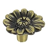 Kommodenknöpfe Griffe Fürs Kinderzimmer 2 Stück Vintage Blatt/Seestern/Schmetterling Schublade Zuggriff Knöpfe Küchenschrank Box Schrankgriff Bronze Blume