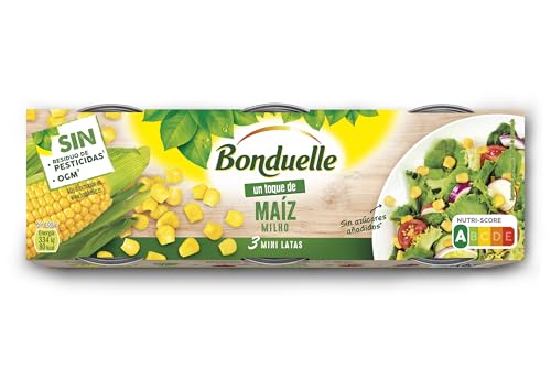 BONDUELLE maíz un toque pack 3 latas 70 gr