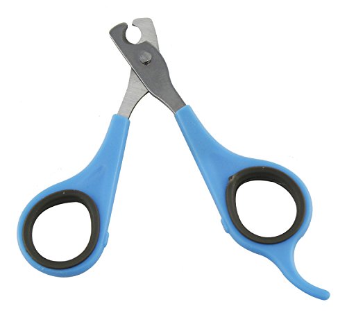 BPS (R) Cortaúñas Tijera Scissors para Mascotas Perros Gatos Acero Inoxidable y Plástico Producto Profesional para Mascotas 17.2 * 3.5 cm BPS-7012 (Azul) - imagen 2
