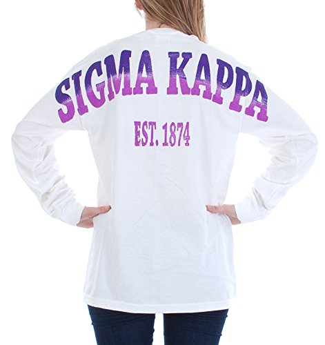 Sigma Kappa Stadium Shirt White Small
