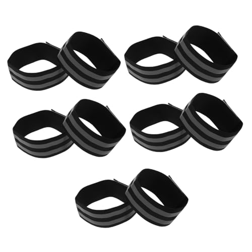 Sosoport 50pcs High Stretchable Elastic Reflective Belt for Night Riding Running Reflective Gear for Walking at Night Running Belts