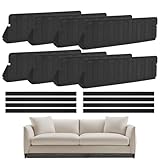 Under Couch Blocker - Adhesive Adjustable Filler, 8-teiliges Möbelwerkzeug für Sicherheit, 8-teiliges Schutz-Set mit transparentem Finish, Spielzeug-Blocker-Set zur Vermeidung von Verlust, Stoppen von
