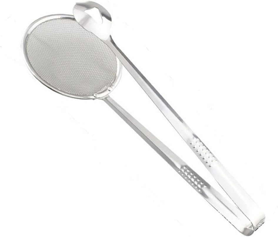 Multifunction Stainless Steel Sieve Filter Spoon Fried Food Oil Strainer Clip Handheld Cooking Tools Gadgets