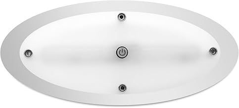 Dream lighting Wohnwagen Deckenleuchte 12v mit Schalter LED Lampe Wohnmobil Flach 3000K Warmweiss Blau Moderne Innenbeleuchtung Camper Boot RV