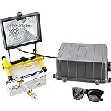 OXFUZZ Luz De LáMpara De Bronceado: áRea De IrradiacióN 300 × 300 Cm, LáMpara De Bronceado UVA De 315-400 NM con Gafas, Luz De Bronceado para...